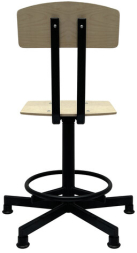 Стул кресло кассира, швеи, ресепшен РС37/РС67ЛФ, на винте, без подлокотников, фанера