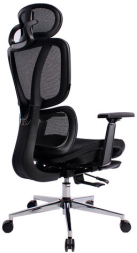 Кресло BRABIX PREMIUM &quot;Evolution ER-700&quot;, подножка, слайдер, синхромеханизм, сетка, черное, 532947