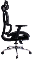 Кресло BRABIX PREMIUM &quot;Evolution ER-700&quot;, подножка, слайдер, синхромеханизм, сетка, черное, 532947