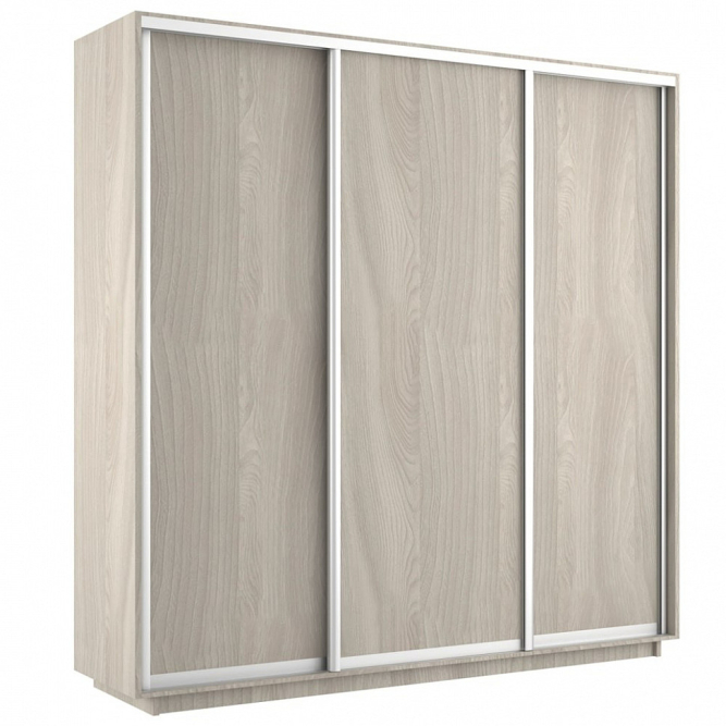 Шкаф-купе Экспресс 3-х дверный ( ЛДСП) Ясень шимо светлый