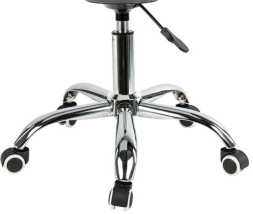 Кресло стул BRABIX "Eames MG-310 CH", хром, пластик белый, ткань серая, 532924