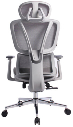 Кресло BRABIX PREMIUM "Evolution ER-700", подножка, слайдер, синхромеханизм, сетка, серое, 532948