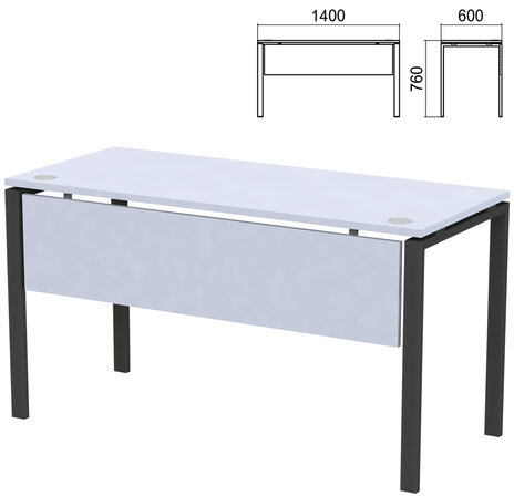 Стол на металлокаркасе  Арго царга