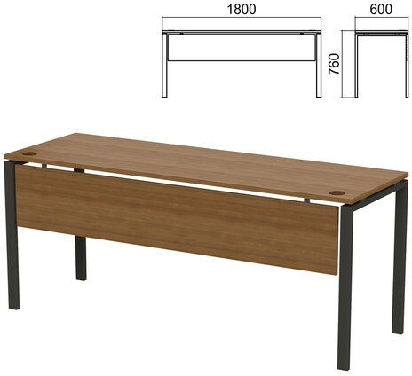 Стол на металлокаркасе  Арго царга