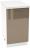 Шкаф нижний с 1 створкой Кухня Валерия ШН 450 (глянец)