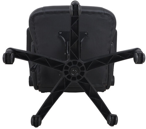 Кресло компьютерное BRABIX &quot;Skill GM-005&quot;, откидные подлокотники, экокожа, черное/желтое, 532494