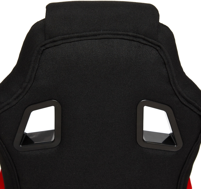 Кресло DRIVER ткань, черный/красный, 2603/08