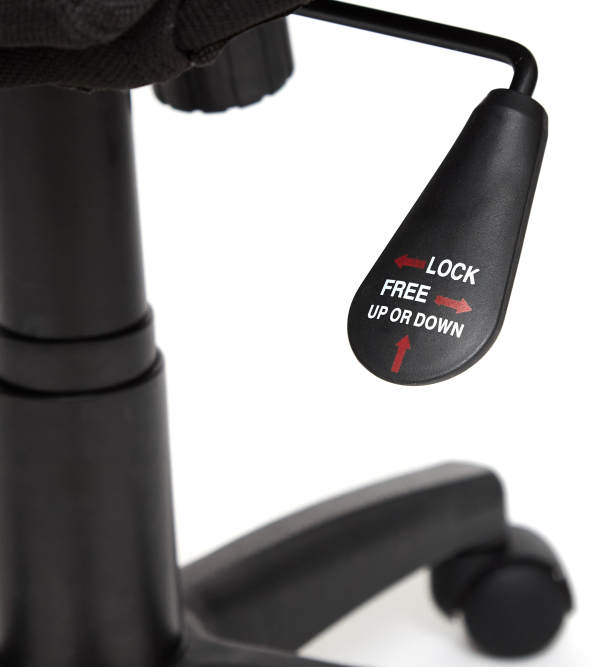 Кресло DRIVER ткань, черный/красный, 2603/08