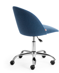 Кресло MELODY ткань/флок, синий, Orleans 19/32