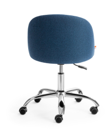 Кресло MELODY ткань/флок, синий, Orleans 19/32