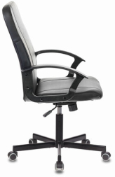 Кресло офисное BRABIX &quot;Simple EX-521&quot;, компактная упаковка, экокожа, черное, 532103