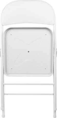 Стул складной BRABIX &quot;Golf Plus CF-003 КОМФОРТ&quot;, белый каркас, кожзам белый, В КОРОБЕ, 533028