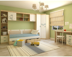 Шкаф угловой Кот 3