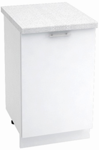 Шкаф нижний с 1 створкой Кухня Валерия ШН 500 (глянец)