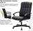 Кресло офисное BRABIX &quot;Quadro EX-524&quot;, компактная упаковка, экокожа, черное, 532104