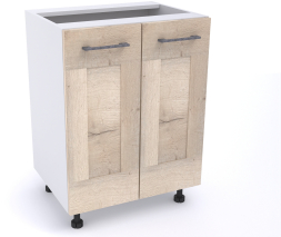 Стол Дублин С-60 2-х дверный рабочий без столешницы