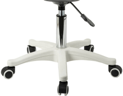 Кресло стул BRABIX &quot;Eames MG-310 PL&quot;, пластик белый, экокожа белая, 532926