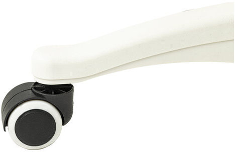 Кресло стул BRABIX &quot;Eames MG-310 PL&quot;, пластик белый, экокожа белая, 532926