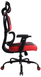 Кресло BRABIX PREMIUM &quot;Toxin GM-520&quot;, синхромеханизм, экокожа/сетка/ткань, черное/красное, 532950