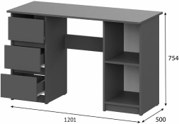 Стол письменный 1,2 м Денвер (NN)