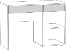 Стол письменный Вуди рестайлинг 12.42