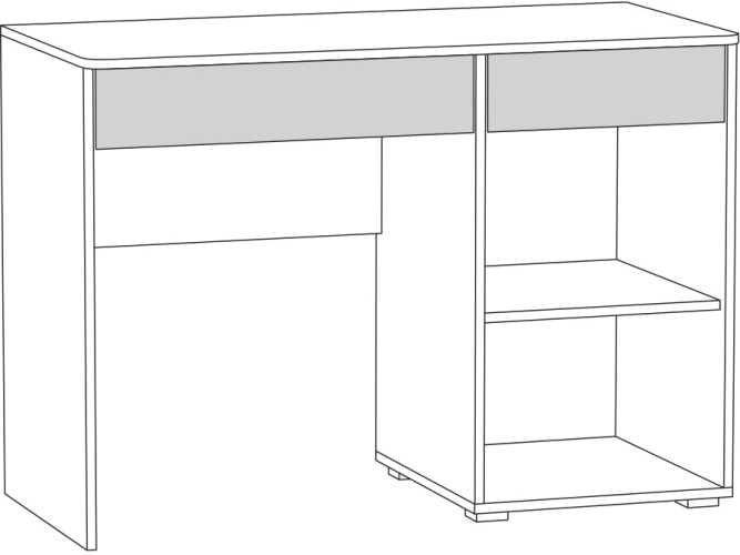 Стол письменный Вуди рестайлинг 12.42