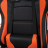 Кресло компьютерное BRABIX &quot;GT Racer GM-100&quot;, две подушки, экокожа, черное/оранжевое, 531925