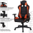 Кресло компьютерное BRABIX &quot;GT Racer GM-100&quot;, две подушки, экокожа, черное/оранжевое, 531925