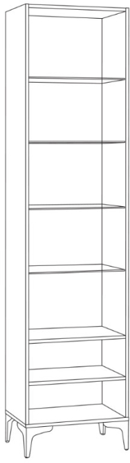 Шкаф-пенал Валенсия 13.218