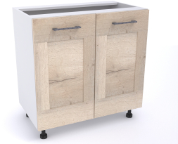 Стол Дублин С-80 2-х дверный рабочий без столешницы