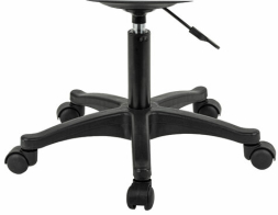 Кресло стул BRABIX &quot;Eames MG-310 PL&quot;, пластик черный, экокожа черная, 532927