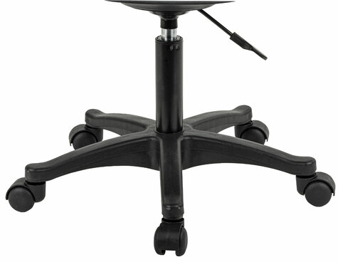 Кресло стул BRABIX &quot;Eames MG-310 PL&quot;, пластик черный, экокожа черная, 532927