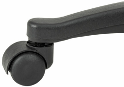 Кресло стул BRABIX &quot;Eames MG-310 PL&quot;, пластик черный, экокожа черная, 532927