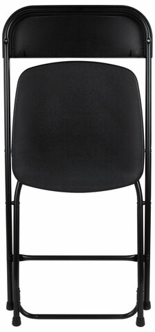 Стулья складные BRABIX &quot;Golf CF-002&quot;, КОМПЛЕКТ 4 шт., черный каркас, пластик черный, 533030