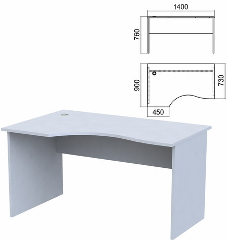 Стол эргономичный Арго левый