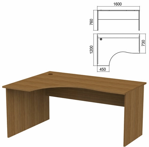 Стол эргономичный Арго левый