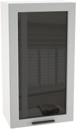 Шкаф верхний высокий со стеклом с 1 ств. ШВС 509 Глетчер