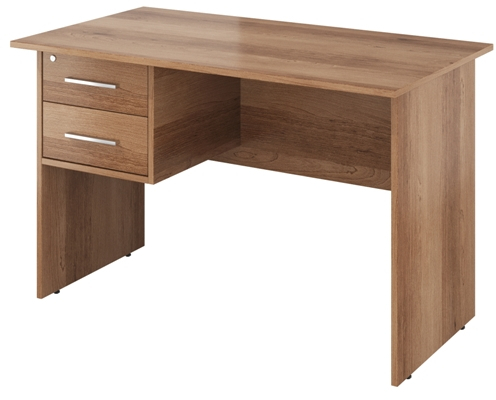 Стол однотумбовый 2 ящика с замком  КЦ06