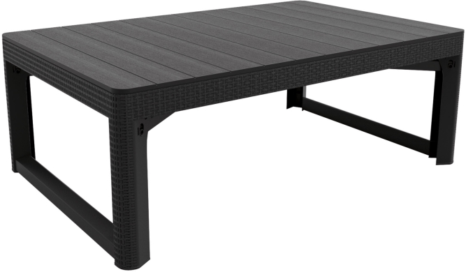 Стол раскладной Лион (Lyon rattan table) графит