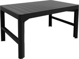 Стол раскладной Лион (Lyon rattan table) графит