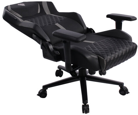 Кресло BRABIX PREMIUM &quot;Core GM-160&quot;, мультиблок, 4D подлокотники, литой поролон, черное/серое, 532952