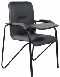 Кресло со столом BRABIX &quot;Samba CF-108 BOX-2&quot;, черный каркас, кожзам черный, разобрано, 533217