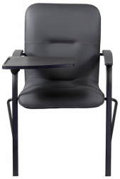 Кресло со столом BRABIX &quot;Samba CF-108 BOX-2&quot;, черный каркас, кожзам черный, разобрано, 533217