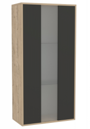 Шкаф навесной со стеклом К04 CUBE (КУБ)
