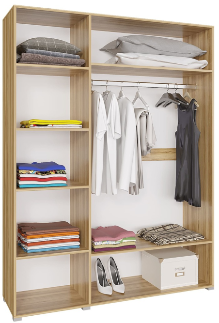 Шкаф 3-х дверный Ненси (Горизонт)