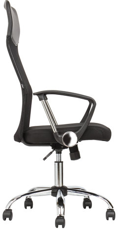 Кресло BRABIX &quot;Flash MG-302&quot;, с подлокотниками, хром, черное, 530867
