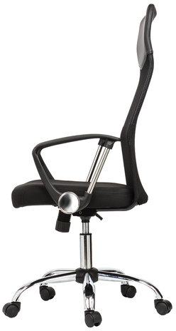 Кресло BRABIX &quot;Flash MG-302&quot;, с подлокотниками, хром, черное, 530867