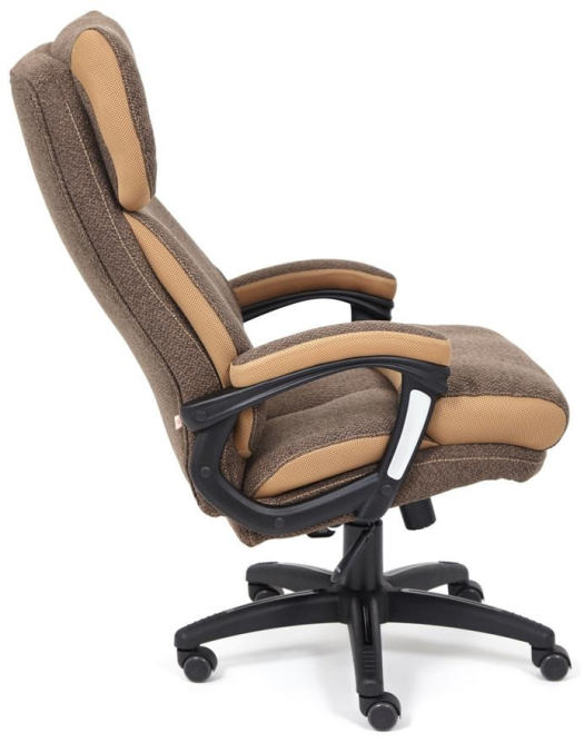 Кресло DUKE ткань, коричневый/бронзовый, MJ190-7/TW-21