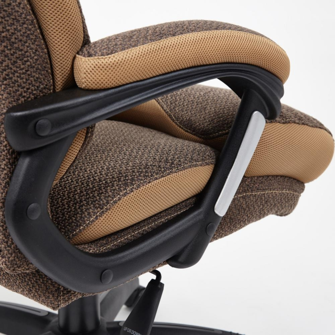 Кресло DUKE ткань, коричневый/бронзовый, MJ190-7/TW-21