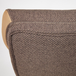 Кресло DUKE ткань, коричневый/бронзовый, MJ190-7/TW-21